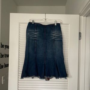 Anthropologie Sleeping On Snow Skirt